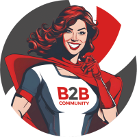 B2B Community Superheldin